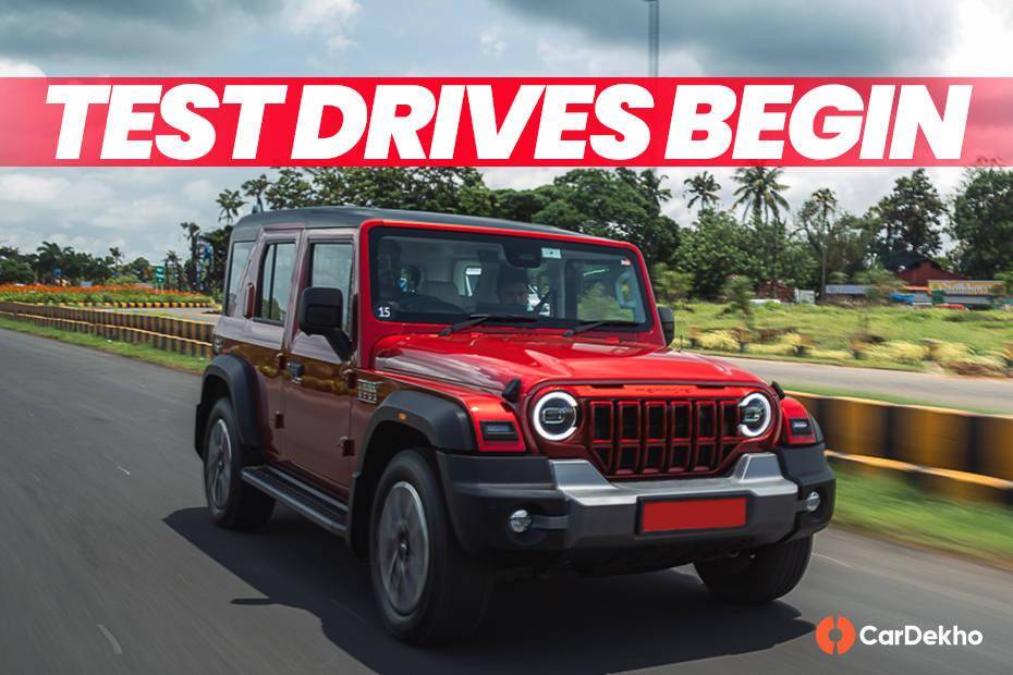 Mahindra Thar Roxx Test Drives Begin, Bookings And Deliveries To Commence Soon