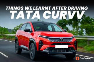 Here Are 7 Things We Learnt After Driving The Tata Curvv Here Are 7 Things We Learnt After Driving The Tata Curvv