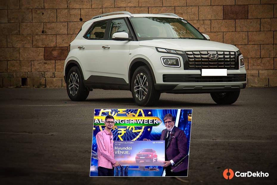 Winner Of KBC's 1 Crore Prize Money Awarded With A Hyundai Venue