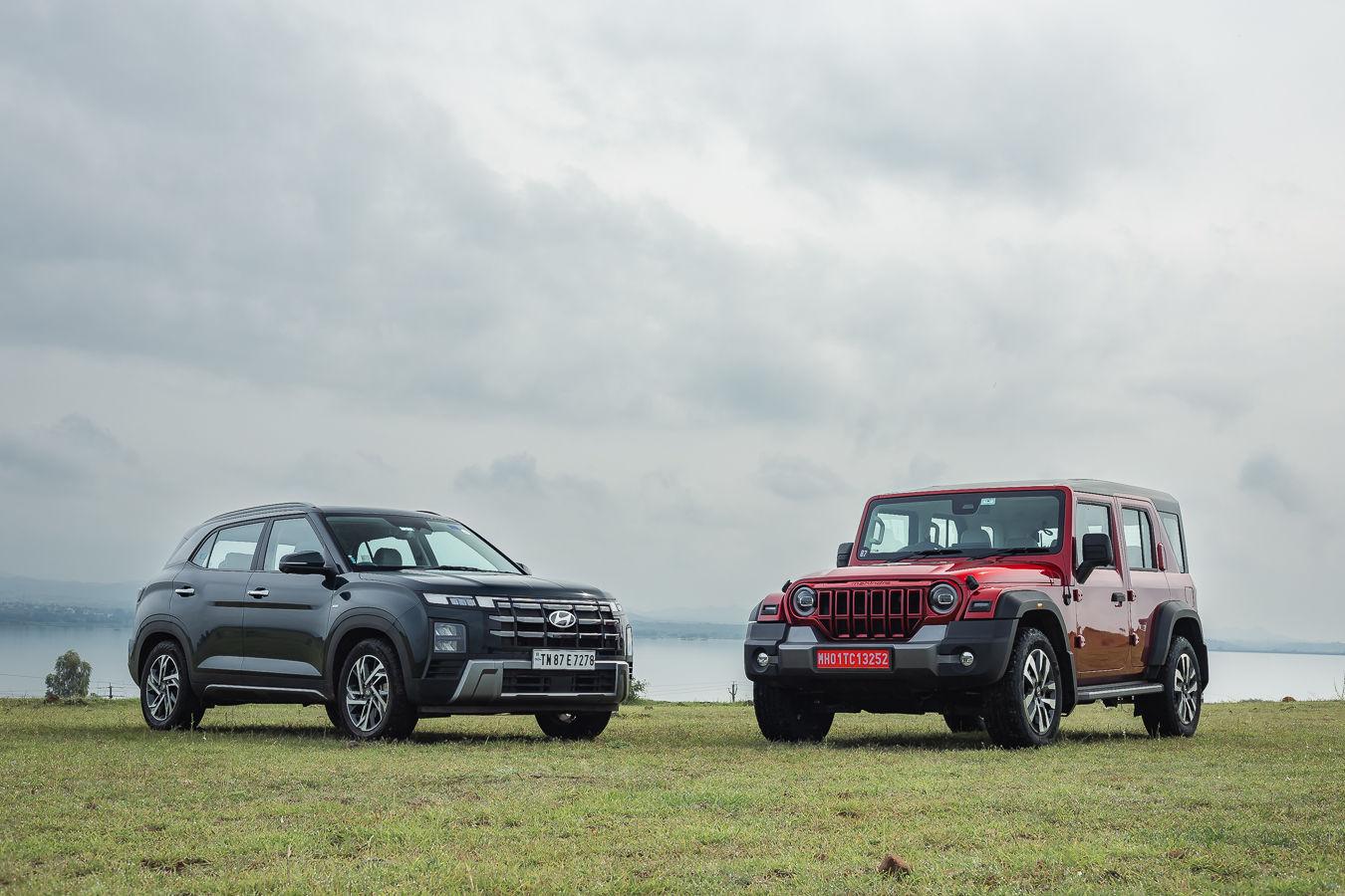 Mahindra Thar Roxx vs Hyundai Creta: New King Of Family SUVs? Mahindra Thar Roxx vs Hyundai Creta: New King Of Family SUVs?