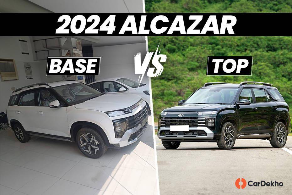 2024 Hyundai Alcazar Base vs Top: Explained In Images