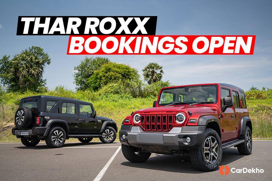 Mahindra Thar Roxx Bookings Open, Deliveries To Begin This Dussehra