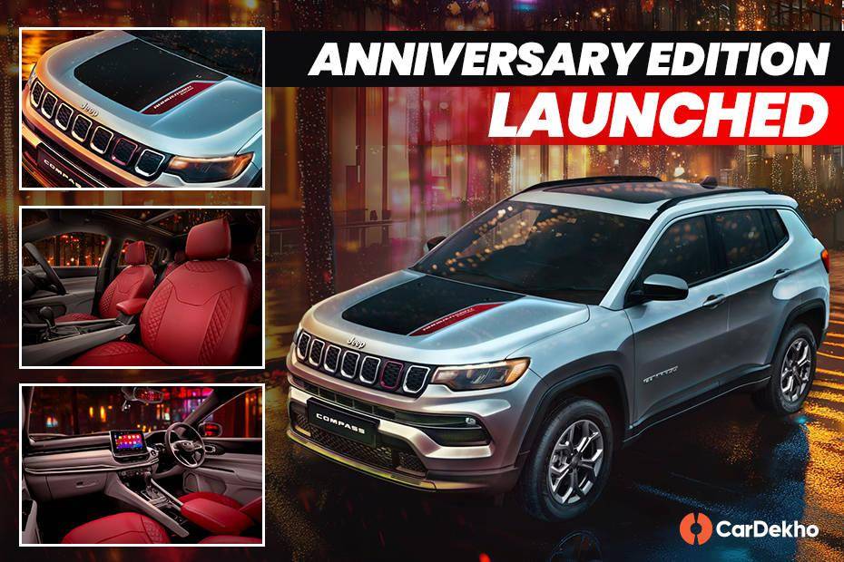 Jeep Compass Anniversary Edition Launched In India, Priced At Rs 25.26 Lakh