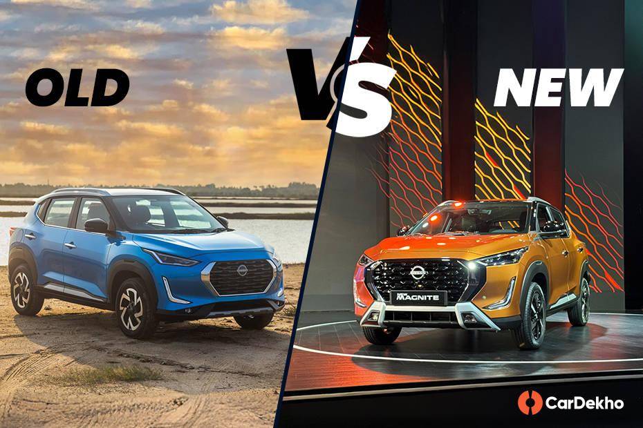 Nissan Magnite Old vs New: Design Differences Explained