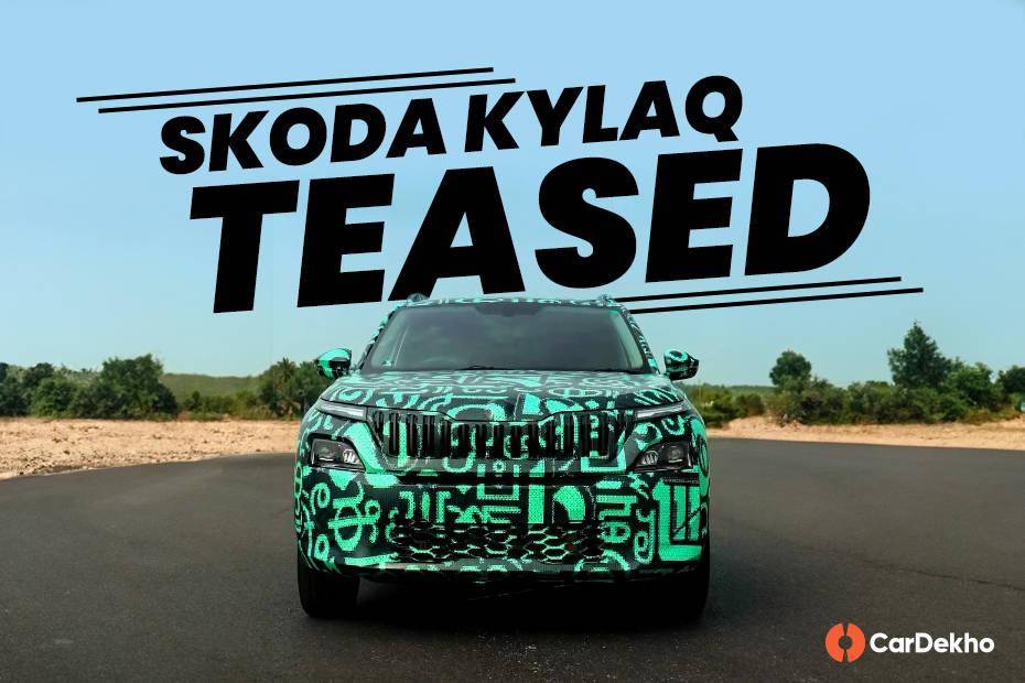 Skoda Kylaq Teased Again, Shows A Camouflaged Exterior Design