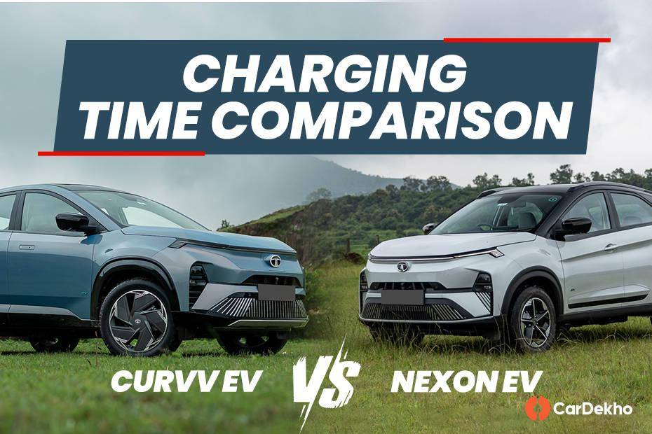 Tata Curvv EV vs Tata Nexon EV: Which One Charges Quicker In Real World