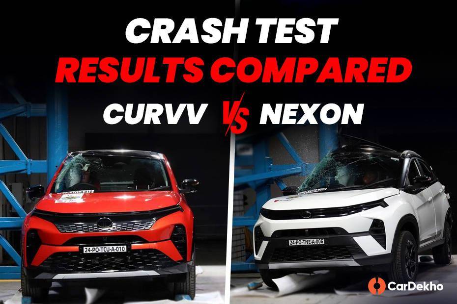 Tata Curvv மற்றும் Tata Nexon: பாரத் NCAP மதிப்பீடுகள் ஒப்பீடு