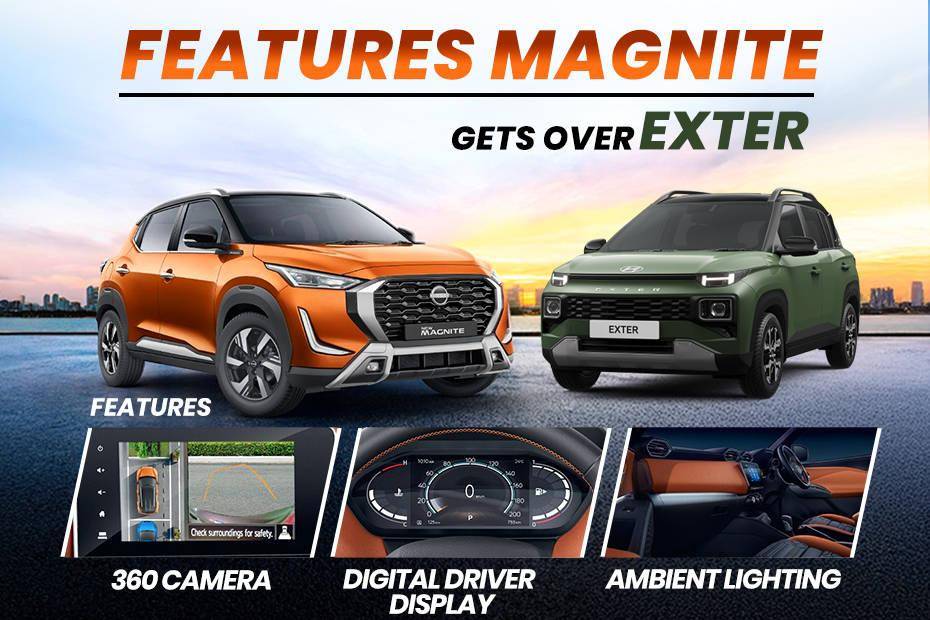 Here Are 6 Things The 2024 Nissan Magnite Offers Over The Hyundai Exter