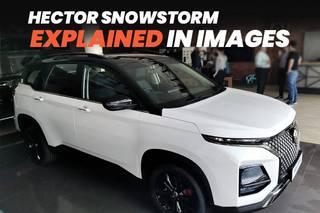 Take A Look At The MG Hector Snowstorm In These 10 Real-life Images