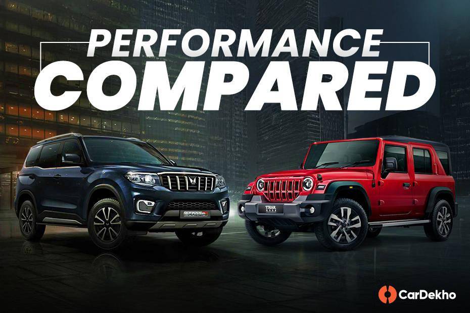 Mahindra Thar Roxx Diesel AT vs Mahindra Scorpio N Diesel AT: Performance Compared