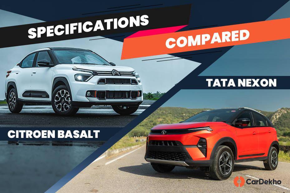 Citroen Basalt vs Tata Nexon: Specifications Comparison