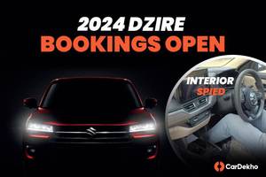 2024 Maruti Dzire Bookings Open, Interior Spied Ahead Of November 11 Launch