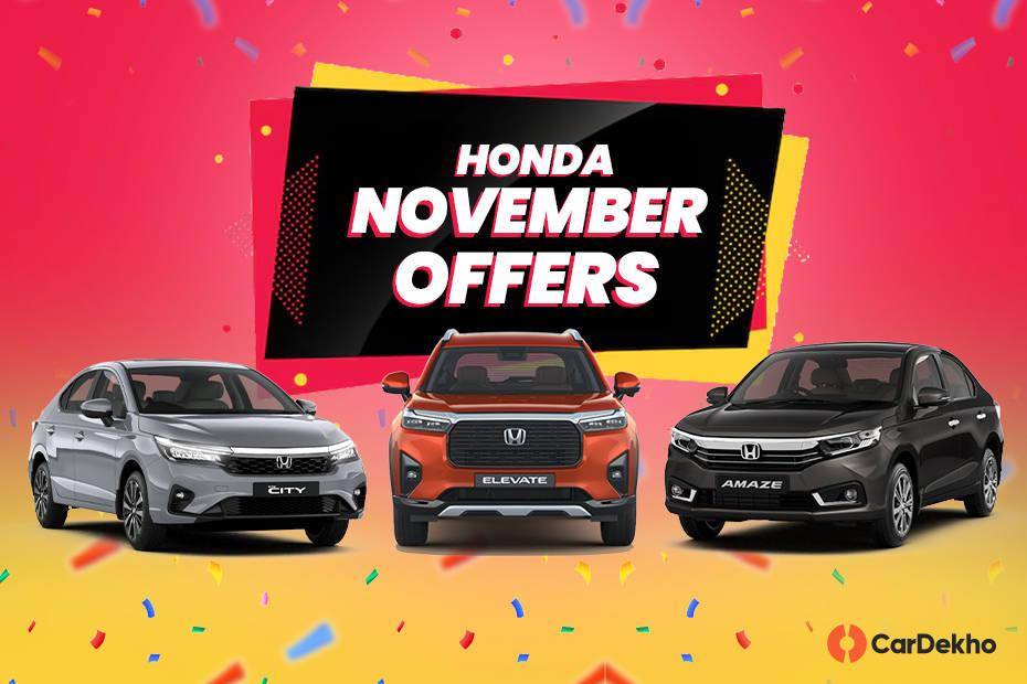 Honda Is Offering Benefits Of Up To Rs 1.26 Lakh On Its Models This November