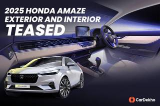 2024 Honda Amaze New Teaser Sketches Released, Exterior And Interior Design Shown In Detail