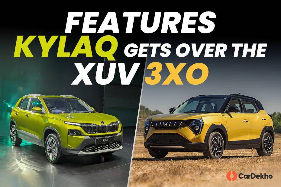 Here Are 5 Features Skoda Kylaq Gets Over Mahindra XUV 3XO