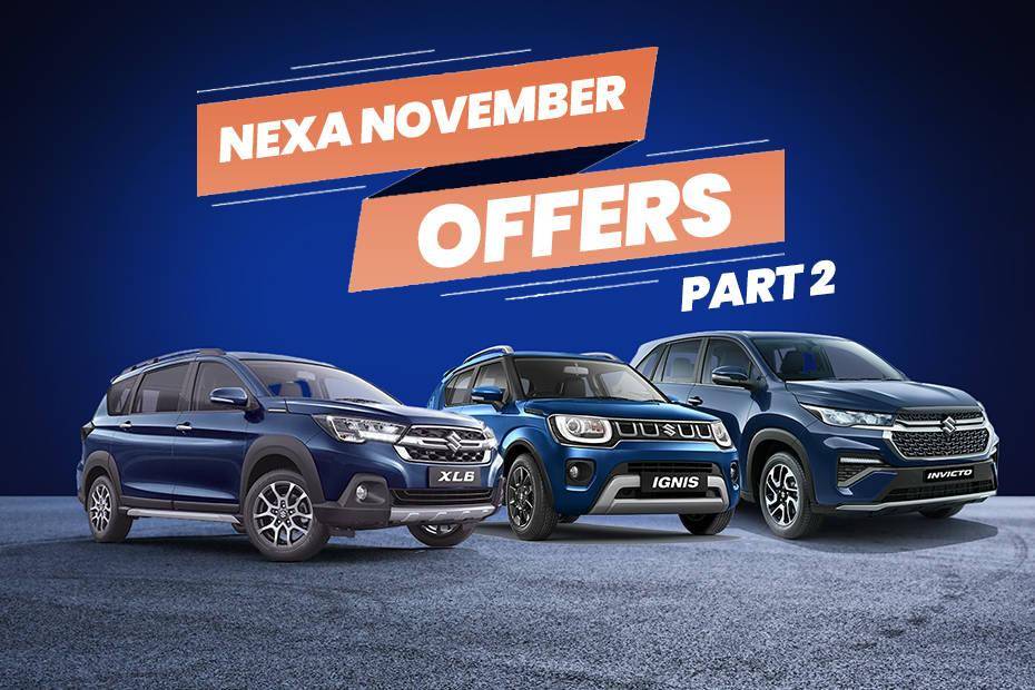 Maruti Nexa November 2024 Offers (16th-30th) - Save Up To Rs 2.3 Lakh