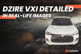 Check Out The Maruti Dzire VXi Variant In 7 Real-life Images