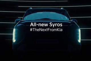 Kia Syros Teased Again, Panoramic Sunroof Confirmed