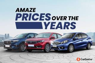 Here’s How The Prices Of The Honda Amaze Have Gone Up Over The Years Since 2013