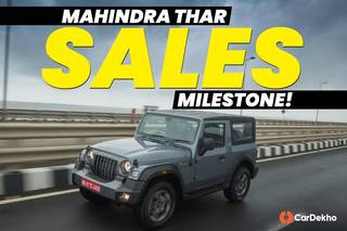 The Mahindra Thar 3-door Reaches A New Milestone Of 2 Lakh Sales!