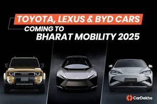 Toyota, Lexus, And BYD Cars You Can Check Out At The Bharat Mobility Global Expo 2025