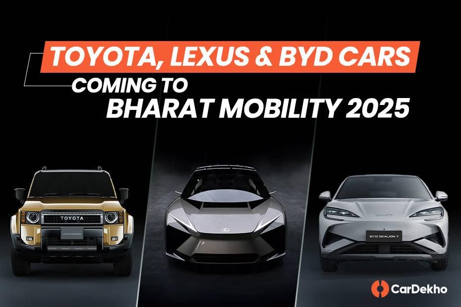 Toyota, Lexus, And BYD Cars You Can Check Out At The Bharat Mobility Global Expo 2025 Toyota, Lexus, And BYD Cars You Can Check Out At The Bharat Mobility Global Expo 2025