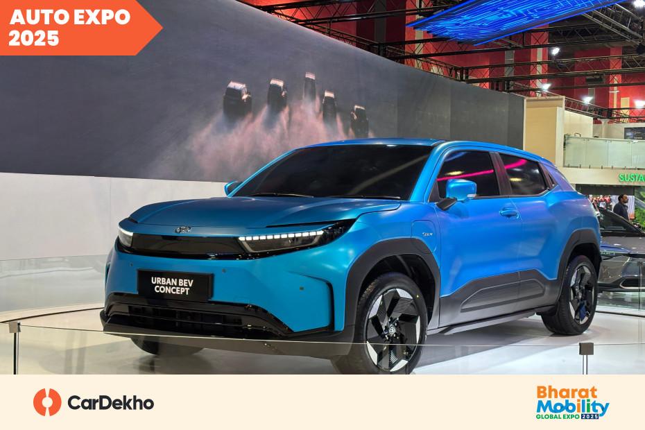 Bharat Mobility Global Expo 2025: Toyota Urban Cruiser BEV Concept ...