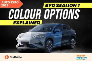 BYD Sealion 7 EV At Auto Expo 2025, To Be Offered In A Total Of 4 Colour Options BYD Sealion 7 EV At Auto Expo 2025, To Be Offered In A Total Of 4 Colour Options