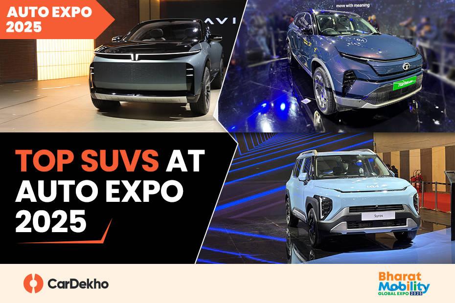 Top SUVs Showcased And Launched In India At Auto Expo 2025 Top SUVs Showcased And Launched In India At Auto Expo 2025