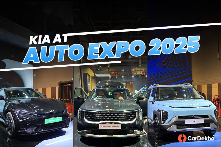 Kia At Auto Expo 2025: Updated Electric Crossover, A Special Variant Of An MPV, And A New Sub-4m SUV Kia At Auto Expo 2025: Updated Electric Crossover, A Special Variant Of An MPV, And A New Sub-4m SUV