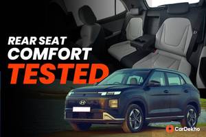 Hyundai Creta Electric Rear Seat Comfort Tested In Real Life