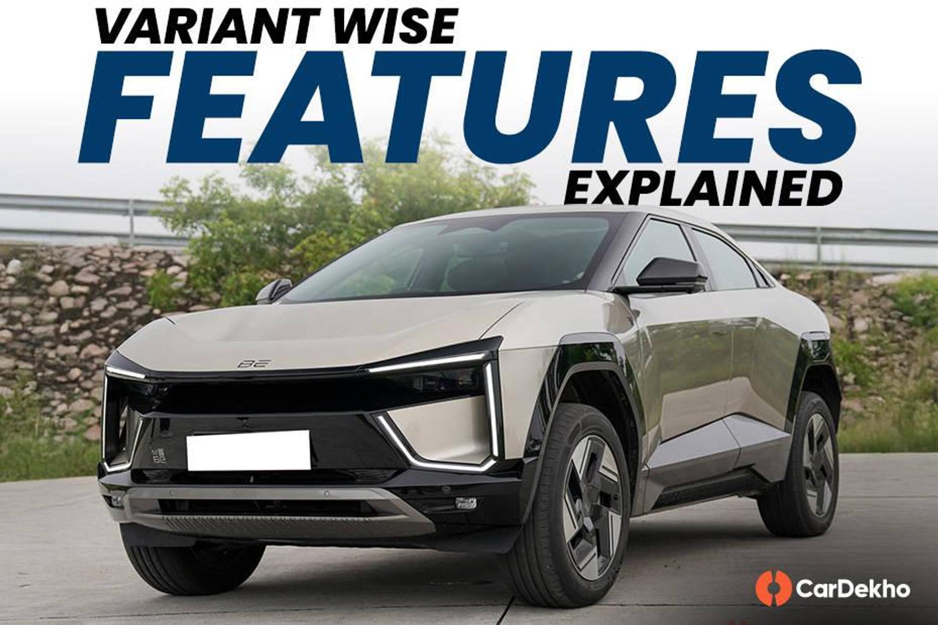 Mahindra BE 6 variant-wise features explained