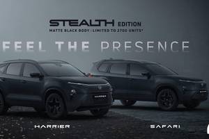 రూ. 25.09 లక్షల ధరతో విడుదలైన Tata Harrier, Tata Safari Stealth Edition