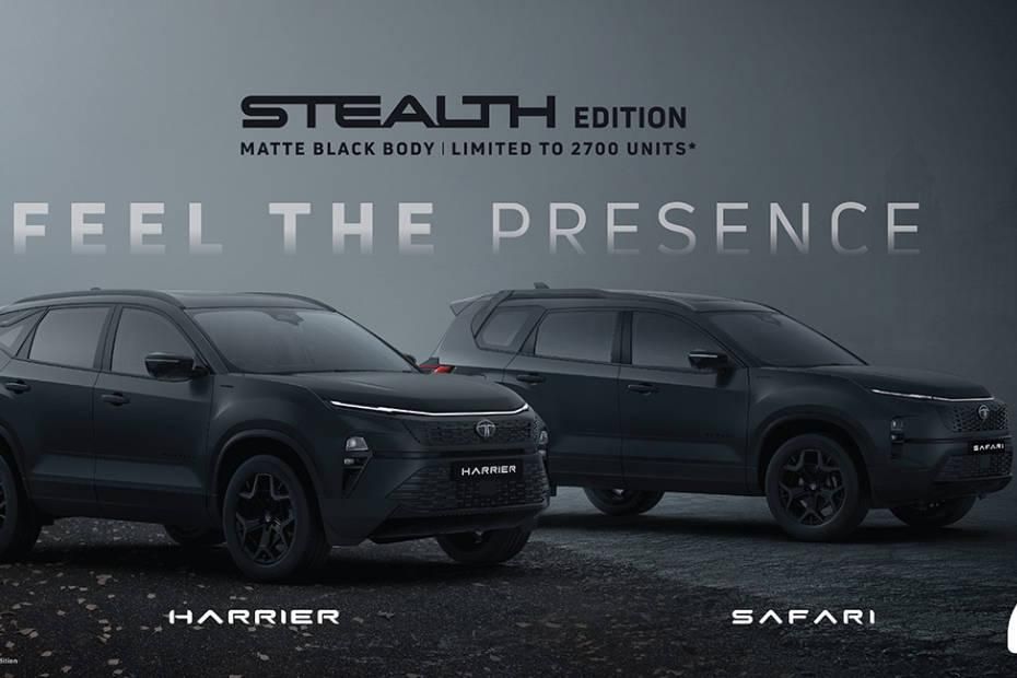 Tata Harrier ಮತ್ತು Tata Safari ಸ್ಟೆಲ್ತ್ ಎಡಿಷನ್ನ ಬೆಲೆಗಳು ಬಿಡುಗಡೆ, ಆರಂಭಿಕ ಬೆಲೆ ರೂ. 25.09 ಲಕ್ಷ ರೂ.ನಿಗದಿ Tata Harrier ಮತ್ತು Tata Safari ಸ್ಟೆಲ್ತ್ ಎಡಿಷನ್ನ ಬೆಲೆಗಳು ಬಿಡುಗಡೆ, ಆರಂಭಿಕ ಬೆಲೆ ರೂ. 25.09 ಲಕ್ಷ ರೂ.ನಿಗದಿ