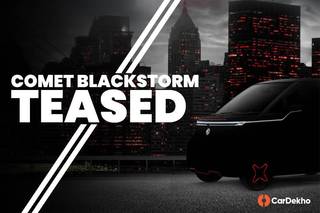 MG Comet EV Blackstorm காரின் முதல் டீசர் வெளியிடப்பட்டுள்ளது