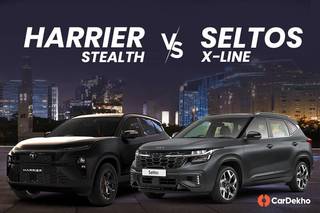 Tata Harrier Stealth Edition vs Kia Seltos X-Line: Differences Explained In Images Tata Harrier Stealth Edition vs Kia Seltos X-Line: Differences Explained In Images