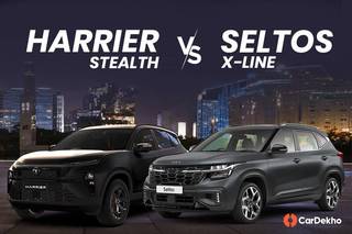 Tata Harrier Stealth Edition vs Kia Seltos X-Line: Differences Explained In Images