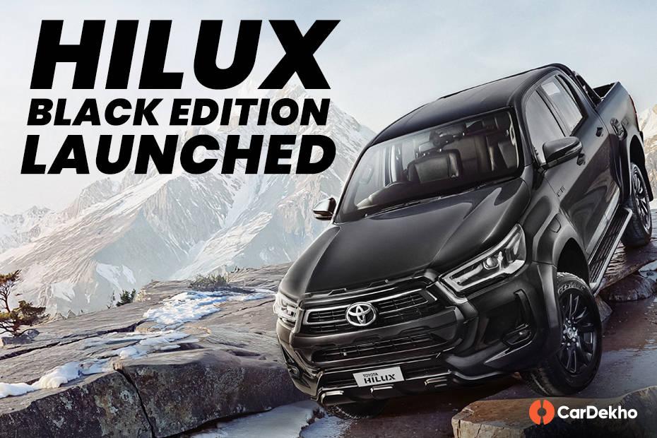 Toyota Hilux Black Edition Launched In India At Rs 37.90 Lakh Toyota Hilux Black Edition Launched In India At Rs 37.90 Lakh