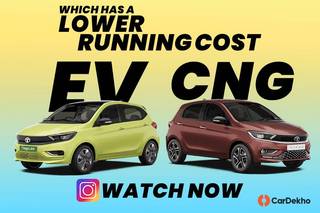 Watch: Does The CNG-powered Tata Tiago Have A Lower Running Cost Than Tata Tiago EV?