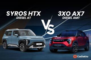 Kia Syros HTX Diesel AT vs Mahindra XUV 3XO AX7 Diesel AMT: Which Variant Should You Buy? Kia Syros HTX Diesel AT vs Mahindra XUV 3XO AX7 Diesel AMT: Which Variant Should You Buy?