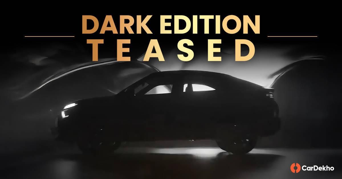 Citroen Basalt Dark Edition Teased For The First Time Citroen Basalt Dark Edition Teased For The First Time