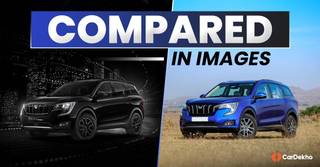 Mahindra XUV700 Ebony Edition vs Regular Model Compared In Real-life Images Mahindra XUV700 Ebony Edition vs Regular Model Compared In Real-life Images