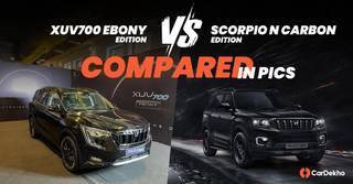 Mahindra XUV700 Ebony Edition vs Mahindra Scorpio N Carbon Edition: Design Comparison