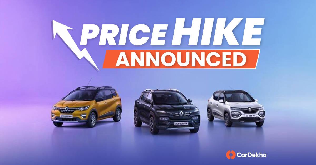 Renault Cars To Get Dearer From April 2025 Renault Cars To Get Dearer From April 2025