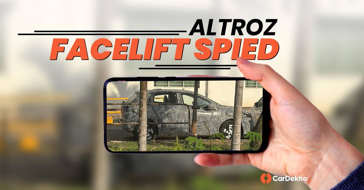 Tata Altroz Facelift Spotted, To Come With New Design Elements Tata Altroz Facelift Spotted, To Come With New Design Elements
