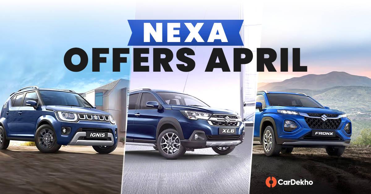 Maruti Is Offering Discounts Of Up To Rs 1.4 Lakh On Nexa Cars This April Maruti Is Offering Discounts Of Up To Rs 1.4 Lakh On Nexa Cars This April