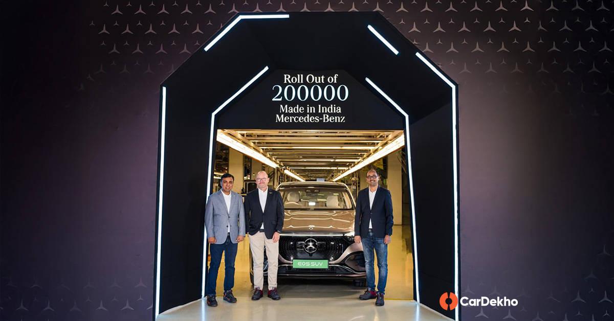 Mercedes-Benz India Achieves Significant Milestone, Rolls Out 2 Lakh Locally Assembled Cars Mercedes-Benz India Achieves Significant Milestone, Rolls Out 2 Lakh Locally Assembled Cars