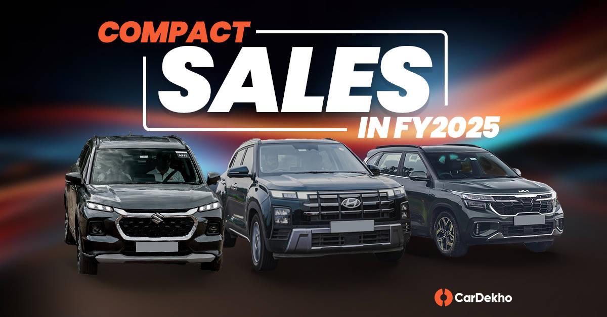 Compact SUV Sales Report In FY2025: Hyundai Creta Continues To Be The Bestseller Amid An Overall Decline In The Segment Compact SUV Sales Report In FY2025: Hyundai Creta Continues To Be The Bestseller Amid An Overall Decline In The Segment
