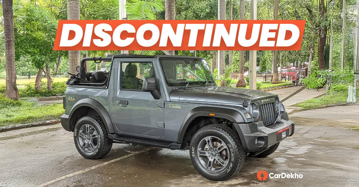 Mahindra Thar Soft Top Convertible Roof Variants Now Discontinued Mahindra Thar Soft Top Convertible Roof Variants Now Discontinued