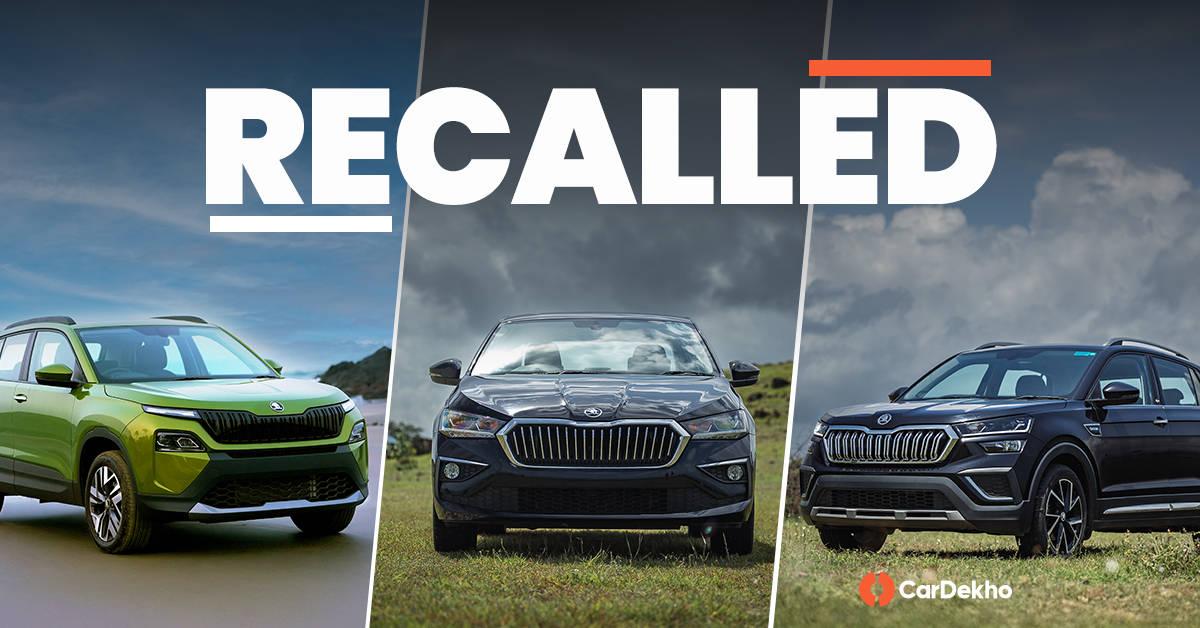 25,000 యూనిట్లు కంటే ఎక్కువ ప్రభావితమైన Skoda Kylaq, Kushaq, Slavia వాహనాలను రీకాల్ చేసిన స్కోడా 25,000 యూనిట్లు కంటే ఎక్కువ ప్రభావితమైన Skoda Kylaq, Kushaq, Slavia వాహనాలను రీకాల్ చేసిన స్కోడా